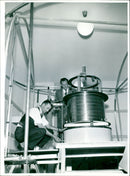The electron spectrometer. - Vintage Photograph