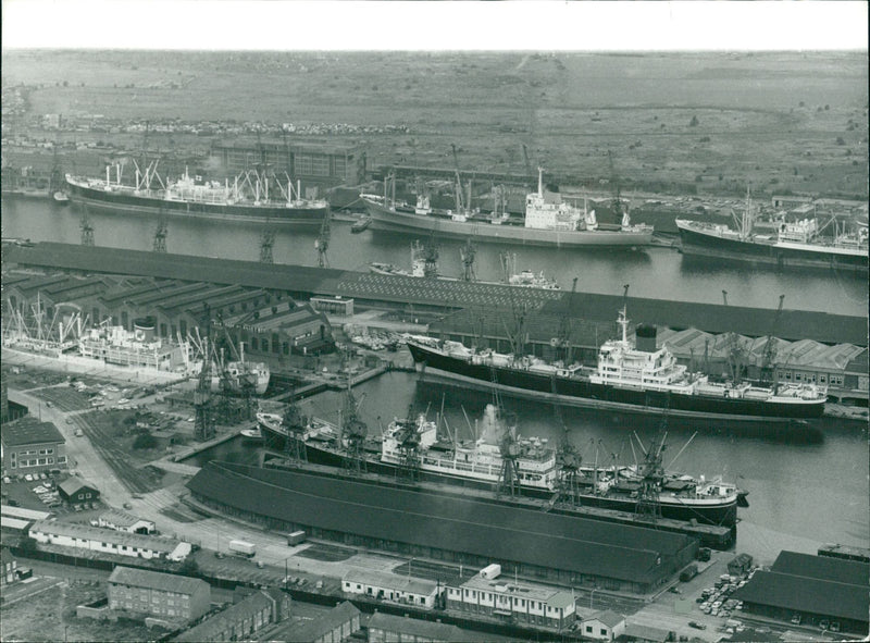 Shipyards - Vintage Photograph