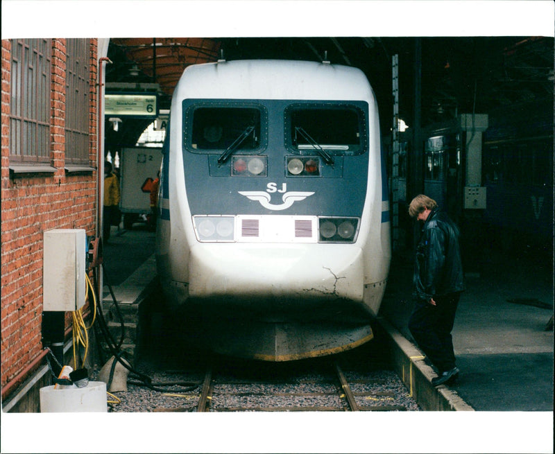 Railway High speed train - Vintage Photograph