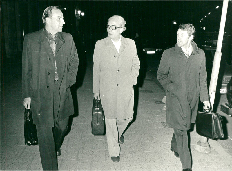 LO's Gunnar Nilsson, Harry Fjallstrom and Lars Westberg - Vintage Photograph