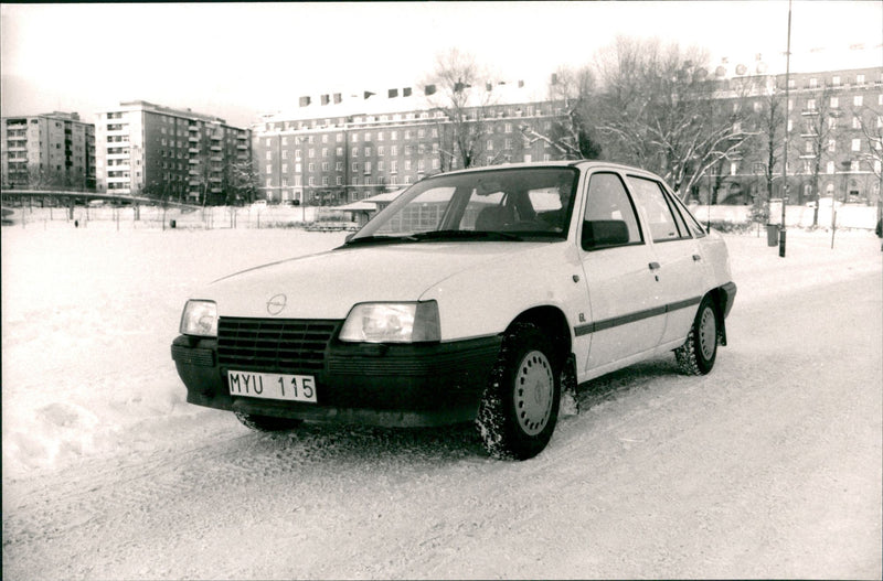 Opel cars, model: Kadett Sedan 1.6S, model year: 1986 - Vintage Photograph