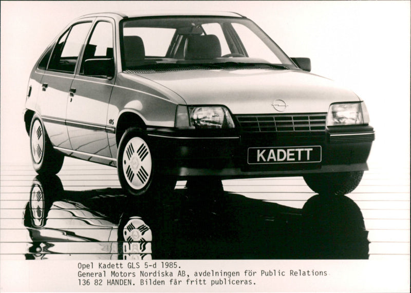 Opel cars, model: Kadett GLS 5-d, model year: 1985 - Vintage Photograph