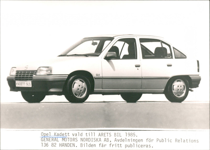 Opel cars, model: Kadett, model year: 1985 - Vintage Photograph