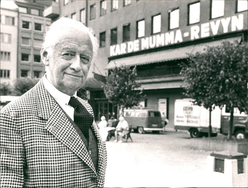 Erik Zetterström is a swedish writer. - Vintage Photograph