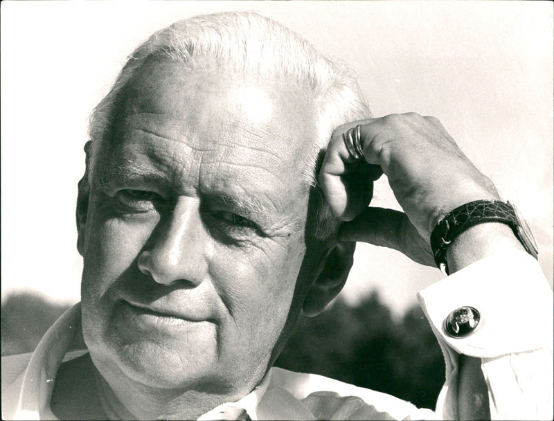 Erik Zetterström is a swedish writer. - Vintage Photograph