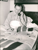 Erik Zetterström is a swedish writer. - Vintage Photograph