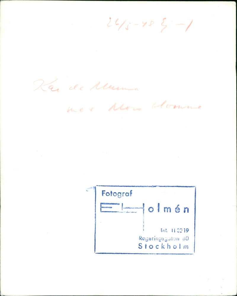 Erik Zetterström is a swedish writer. - Vintage Photograph