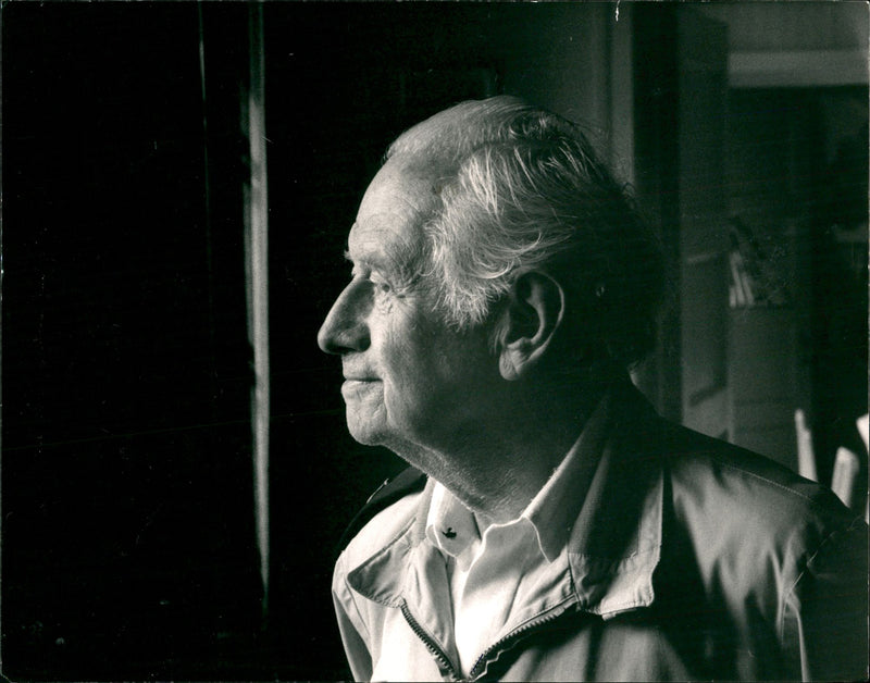 Erik Zetterström is a swedish writer. - Vintage Photograph