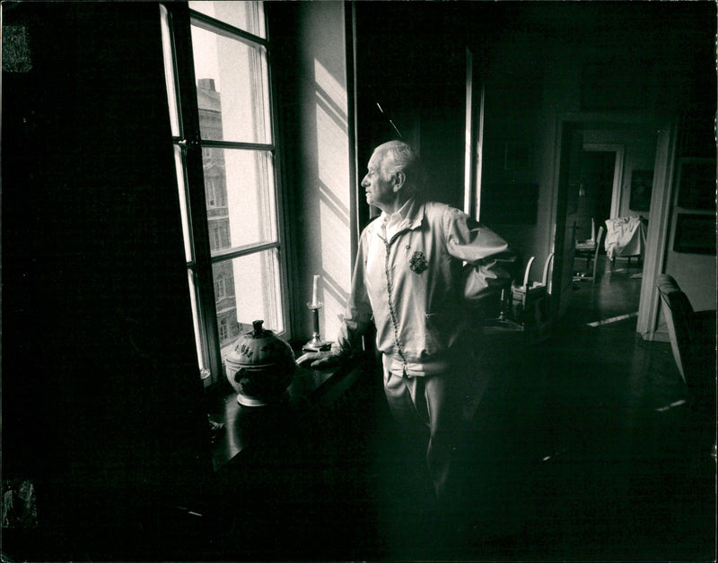 Erik Zetterström is a swedish writer. - Vintage Photograph