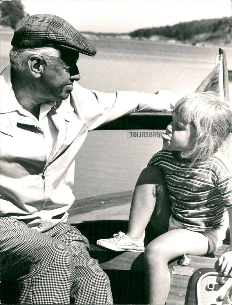 Erik Zetterström is a swedish writer. - Vintage Photograph