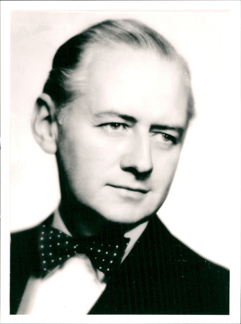 Erik Zetterström is a swedish writer. - Vintage Photograph