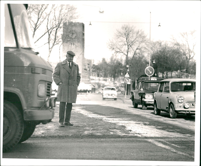 Erik Zetterström is a swedish writer. - Vintage Photograph