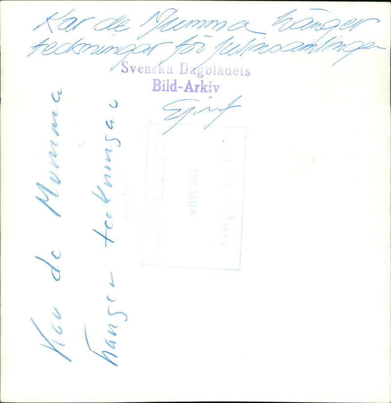 Erik Zetterström is a swedish writer. - Vintage Photograph