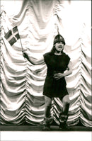 Anna-Lena Bergelin, Swedish writer at the Comedy Theater. - Vintage Photograph