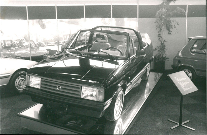 Talbot cars, model: Samba convertible, model year: 1983 - Vintage Photograph