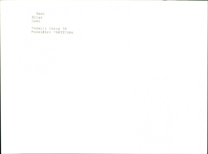 Cars. - Vintage Photograph