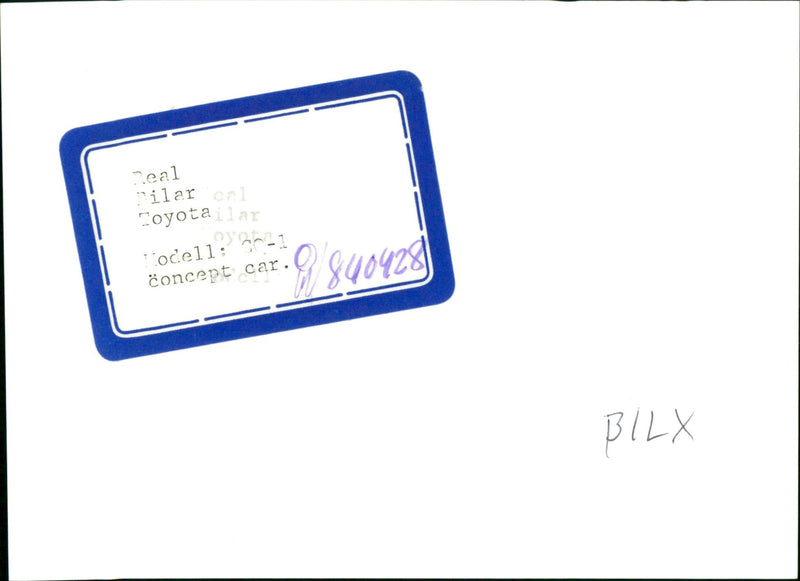 Real Cars - Tomaso Pantera. - Vintage Photograph