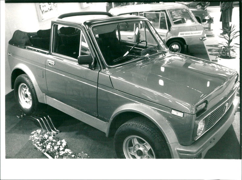 Niva Cab, Soviet Car. Model 1984 - Vintage Photograph