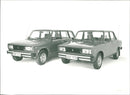 Soviet Cars, Lada Kombi 2104 and Lada 2105, Model 1986. - Vintage Photograph