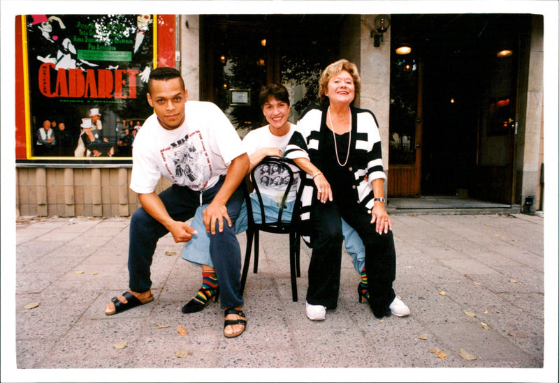 Petra Nielsen, Karl Dyal and Inga Gill,  Musical Cabaret. - Vintage Photograph