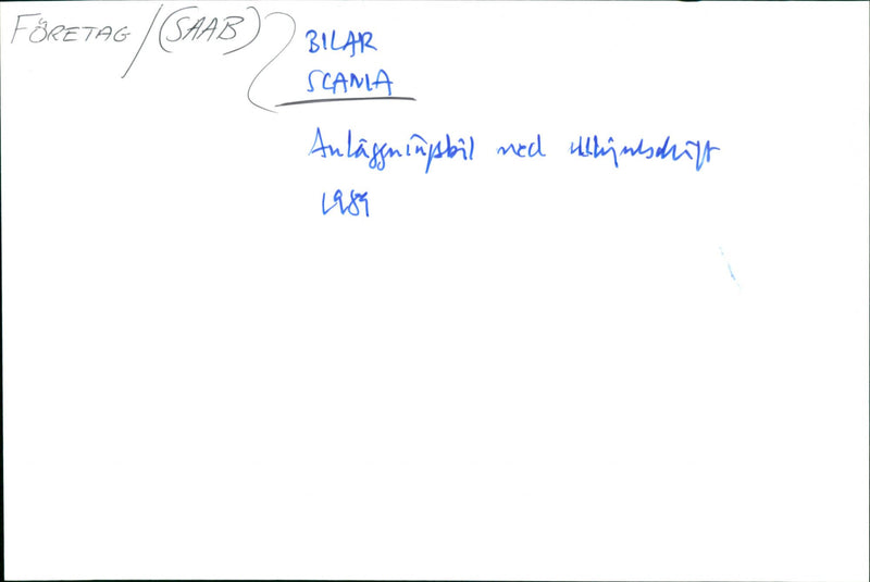 Scania Truck - Vintage Photograph