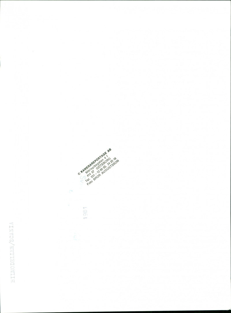 Scania Truck - Vintage Photograph