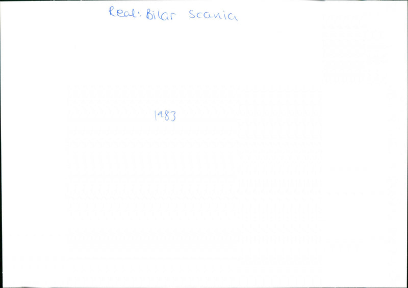 Scania - Vintage Photograph