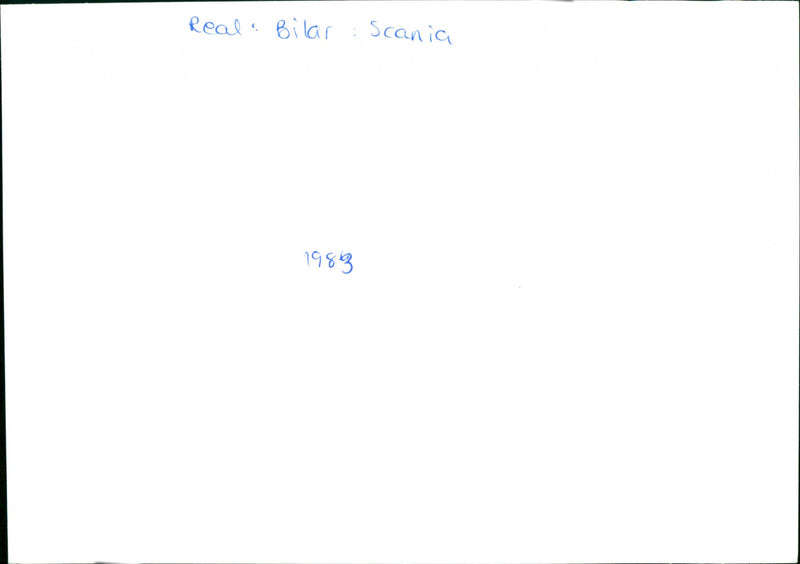 Scania 142 - Vintage Photograph