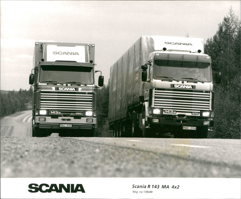 Scania R 143 MA 4x2 - Vintage Photograph