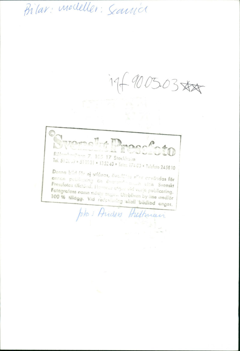 Scania Truck - Vintage Photograph