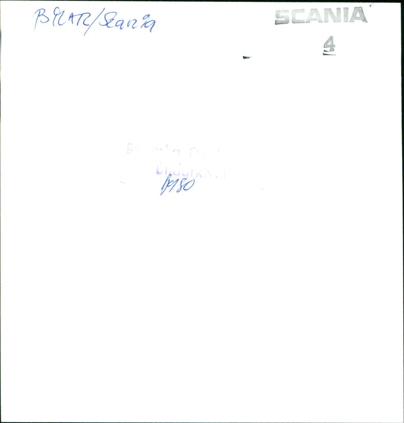 Scania Trucks - Vintage Photograph