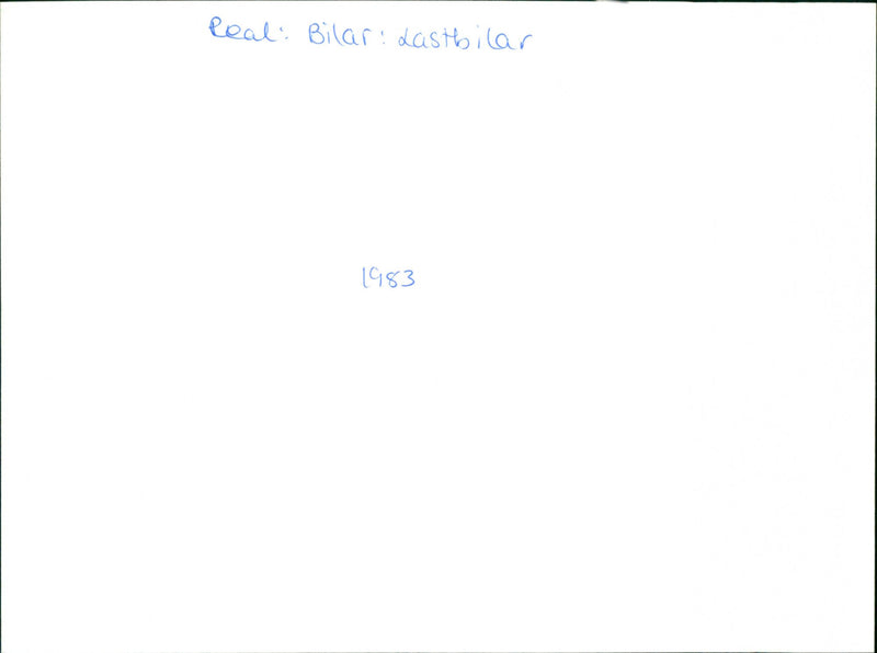 Scania Truck - Vintage Photograph