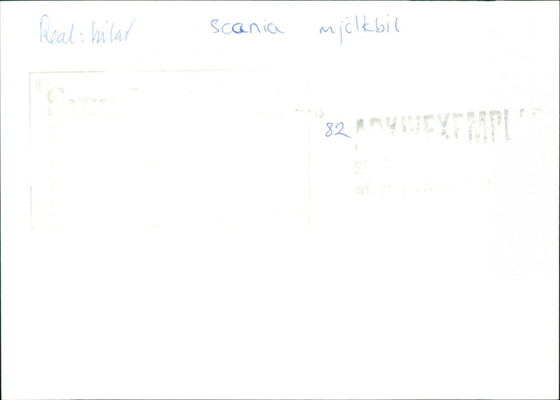 Scania 111 - Vintage Photograph