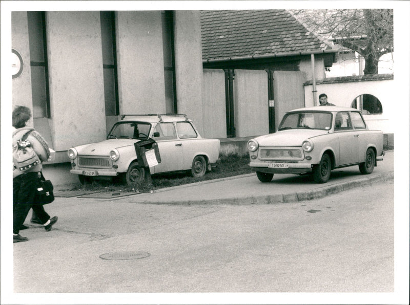 Trabant Cars - Vintage Photograph