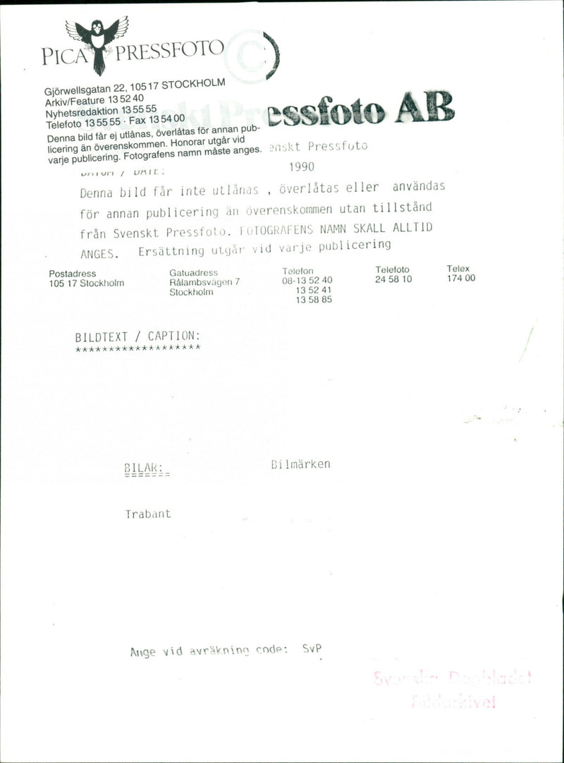 Trabant Cars - Vintage Photograph