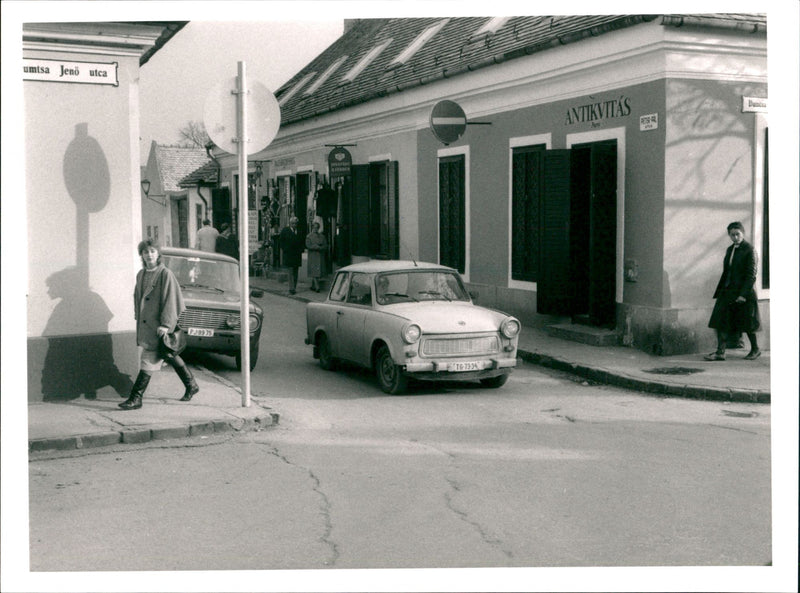 Trabant Cars - Vintage Photograph