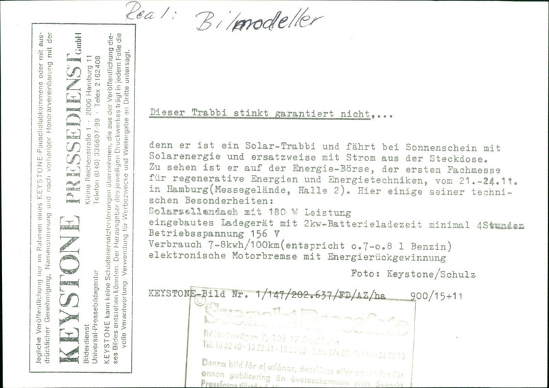 Trabant Cars - Vintage Photograph