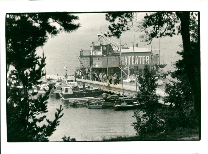 Arena Theater Boat - Vintage Photograph