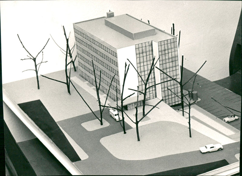 The new nursing home in Sundbyberg by model. - Vintage Photograph