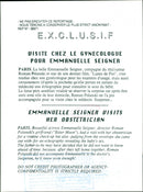 Emmanuelle Seigner, French actress, fashion model and singer. - Vintage Photograph