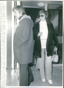 Julie Andrews and husband Blake Edwards at Heathrow airport - Vintage Photograph