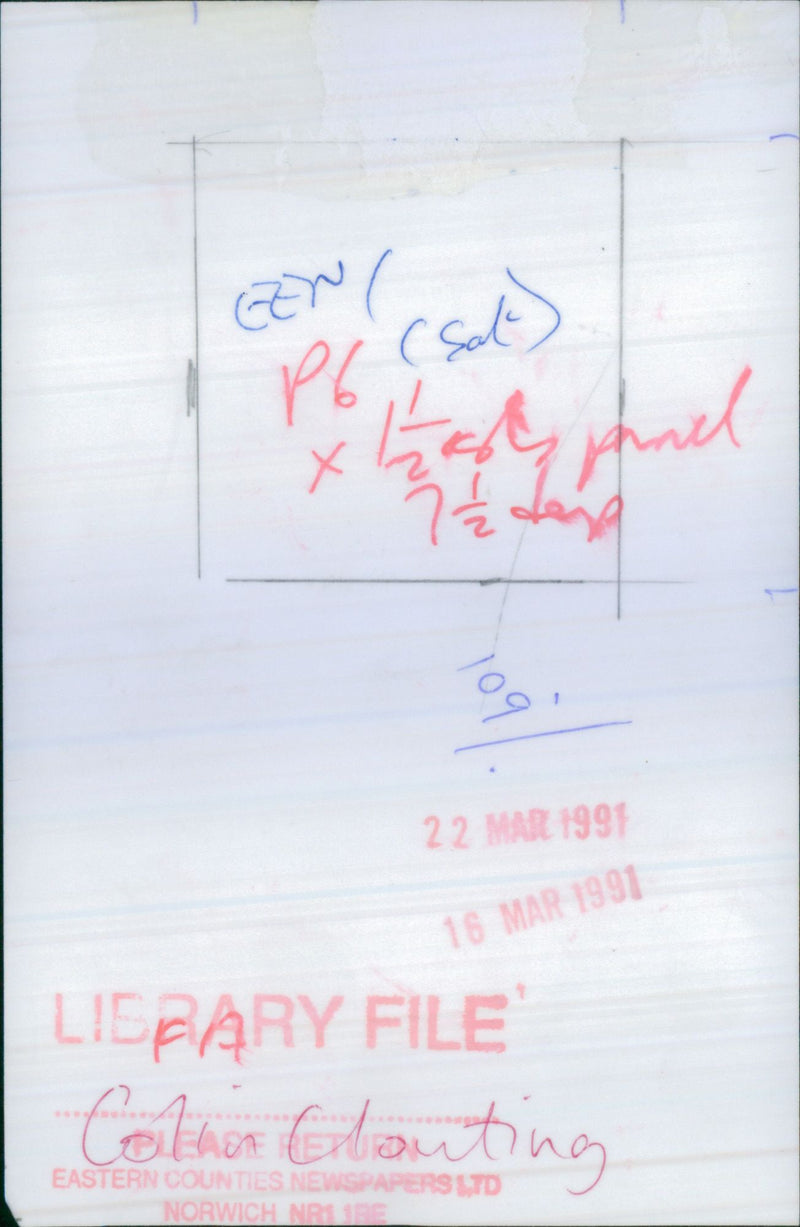 1991 MUSICIAN - Vintage Photograph