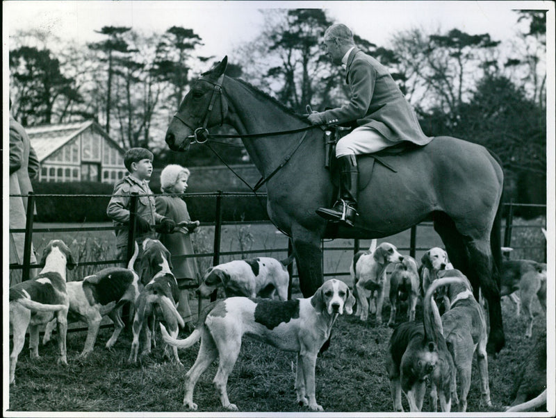 Prince Charles and Princess Anne - Vintage Photograph