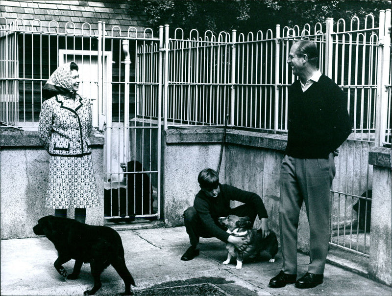 Queen Elizabeth II and Prince Philip - Vintage Photograph