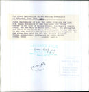 Queen Elizabeth II and Prince Andrew at the crib of Prince Edward - Vintage Photograph