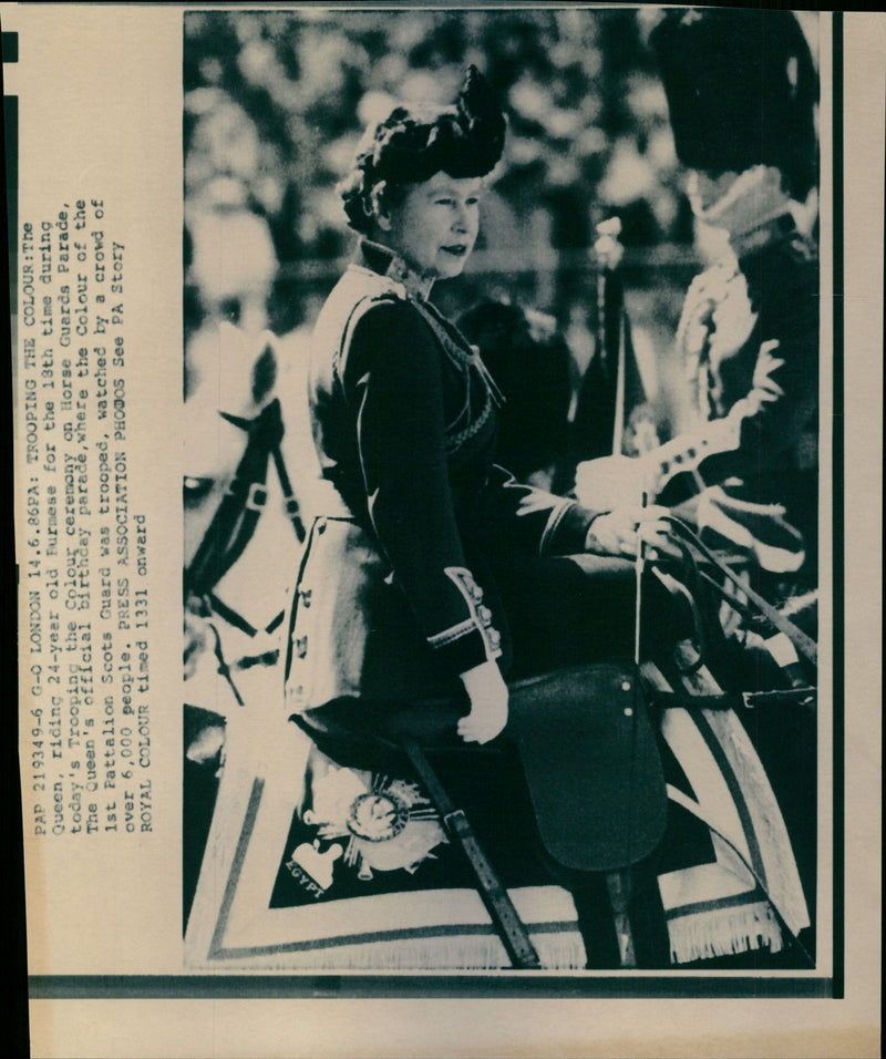 Queen Elizabeth II of England - Vintage Photograph