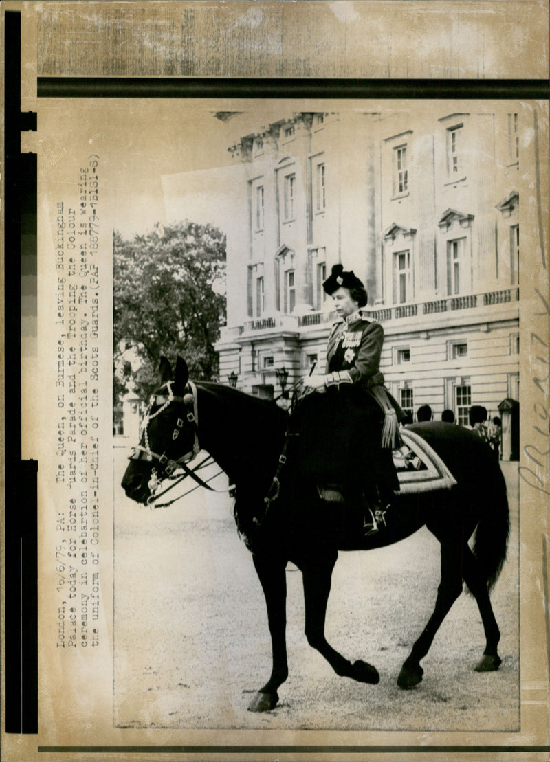 Queen Elizabeth II of England - Vintage Photograph