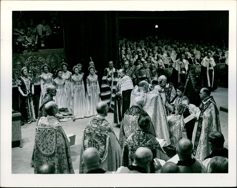 The Coronation of Queen Elizabeth II of England - Vintage Photograph