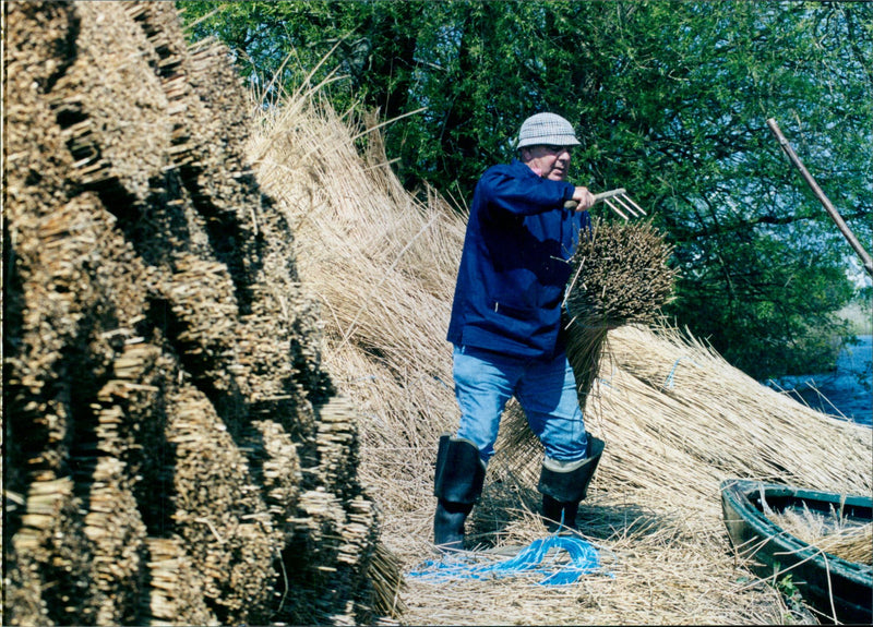 Eric Edward at How Hill Nature Reserve - Vintage Photograph