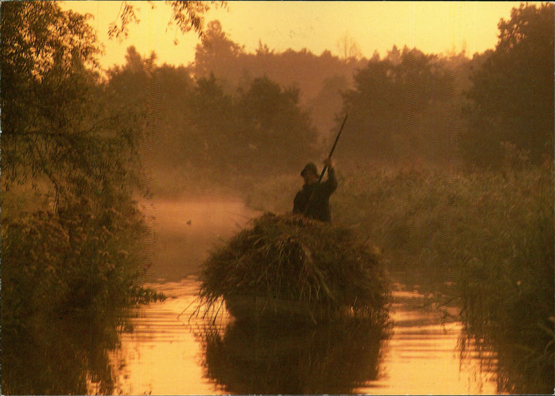 Eric Edward at How Hill Nature Reserve - Vintage Photograph